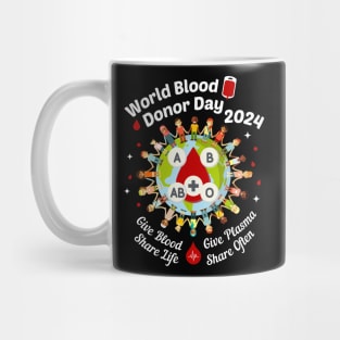 World Blood Donor Day 2024 Phlebotomy Technician Men Women Mug